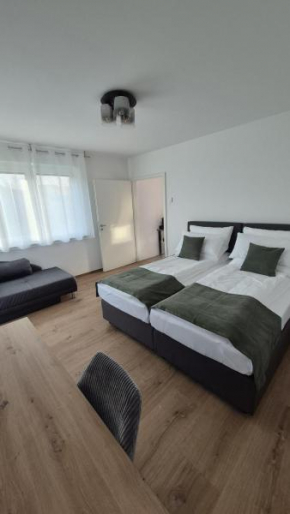 Apartments Seibel Doppel-Zweibettzimmer mit Küche und Balkon